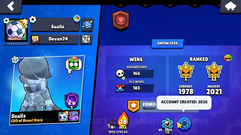 Brawl Stars Accounts 4480 Trophy|36 Brawlers 3 Max|Edgar Full Buffies|1 image 4