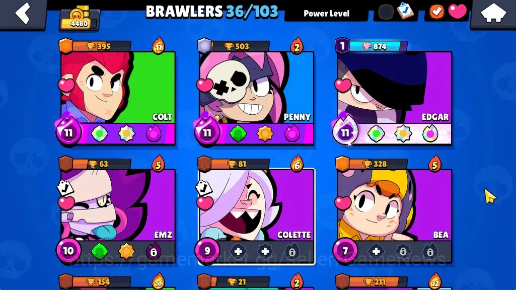 Brawl Stars Accounts 4480 Trophy|36 Brawlers 3 Max|Edgar Full Buffies|1 image 8