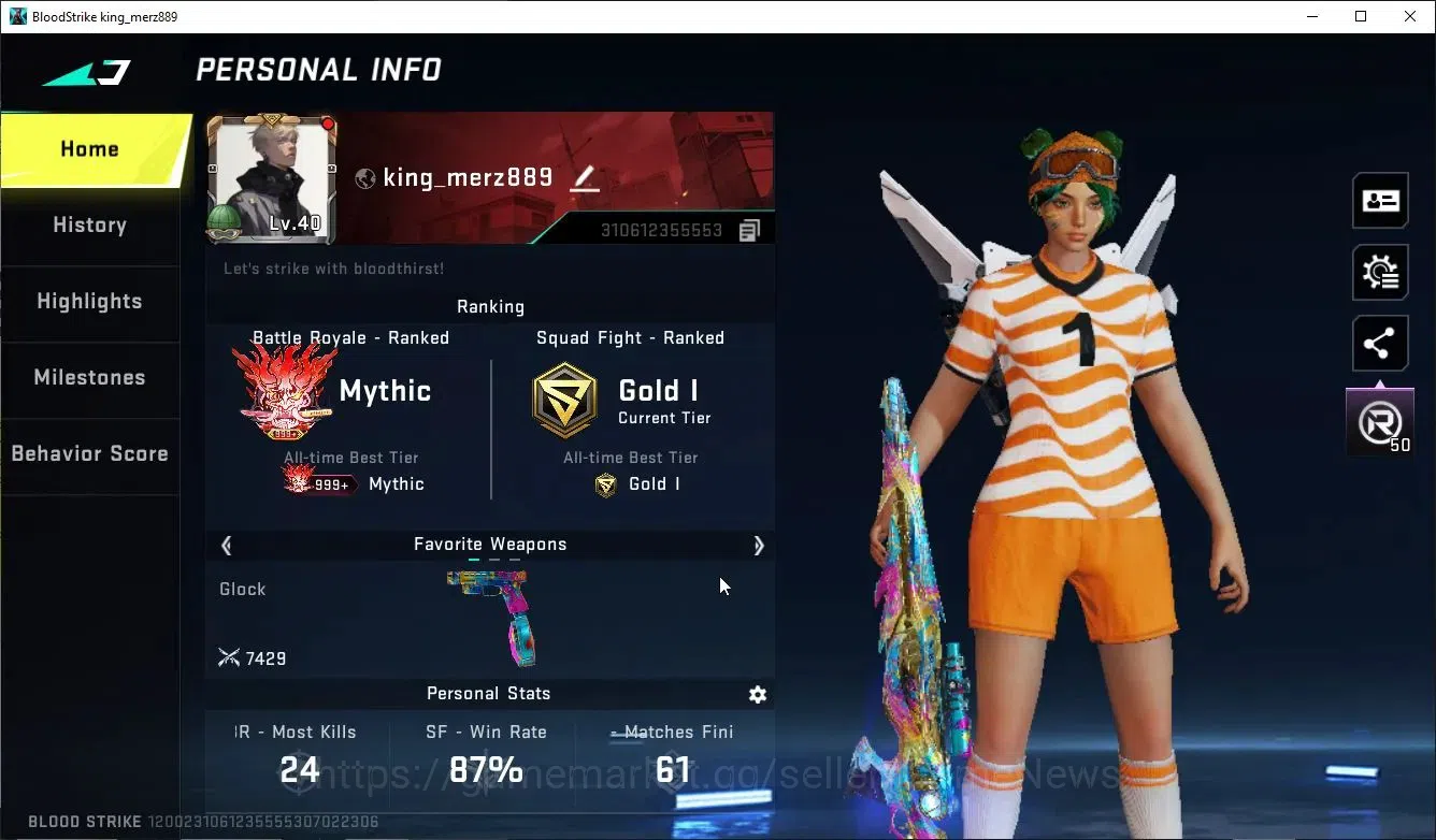 Blood Strike Accounts ASIA|Eternal M700-Seraph|Collab TokRev MCX,FN2000, image 2