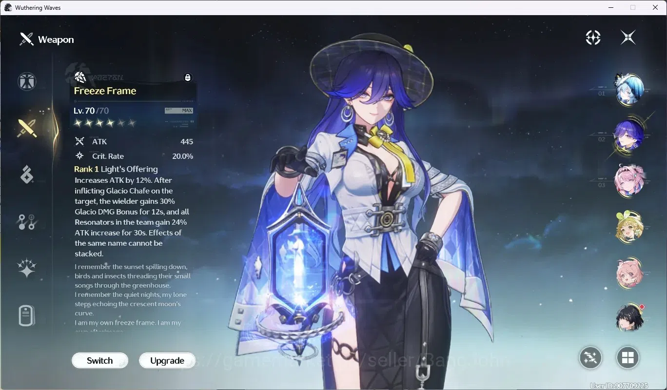 Wuthering Waves Accounts SEA|UL 52|Rank 5|3 Char Limited [Shorekeeper,Lucil image 5