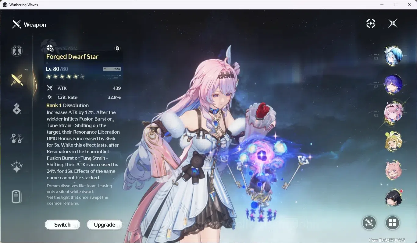 Wuthering Waves Accounts SEA|UL 52|Rank 5|3 Char Limited [Shorekeeper,Lucil image 6