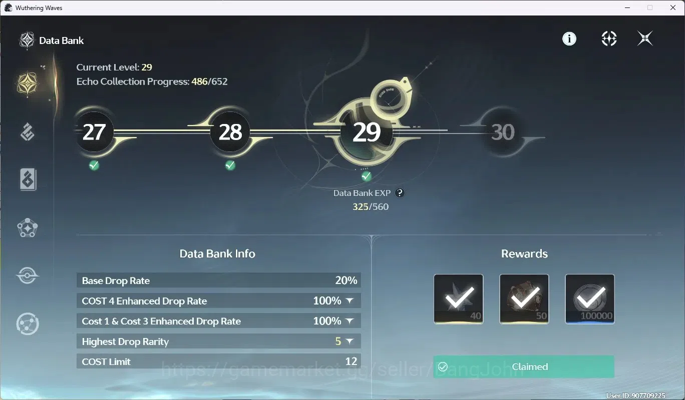 Wuthering Waves Accounts SEA|UL 52|Rank 5|3 Char Limited [Shorekeeper,Lucil image 9