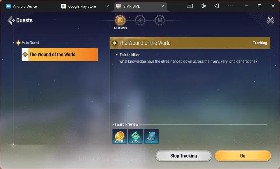 Mongil:Star Dive Accounts Global | Lv 42 Mid Game | 5 SSR (Esther+A1, Flare+ image 11