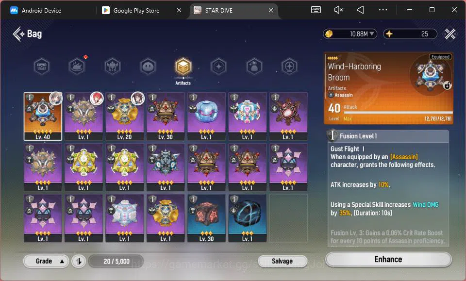 Mongil:Star Dive Accounts Global | Lv 42 Mid Game | 5 SSR (Esther+A1, Flare+ image 6