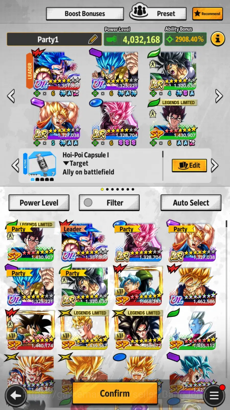 Dragon Ball Legends Accounts Android |Lv 162|9,3K CC|188M Total Power|3 LR|8 UL image 5