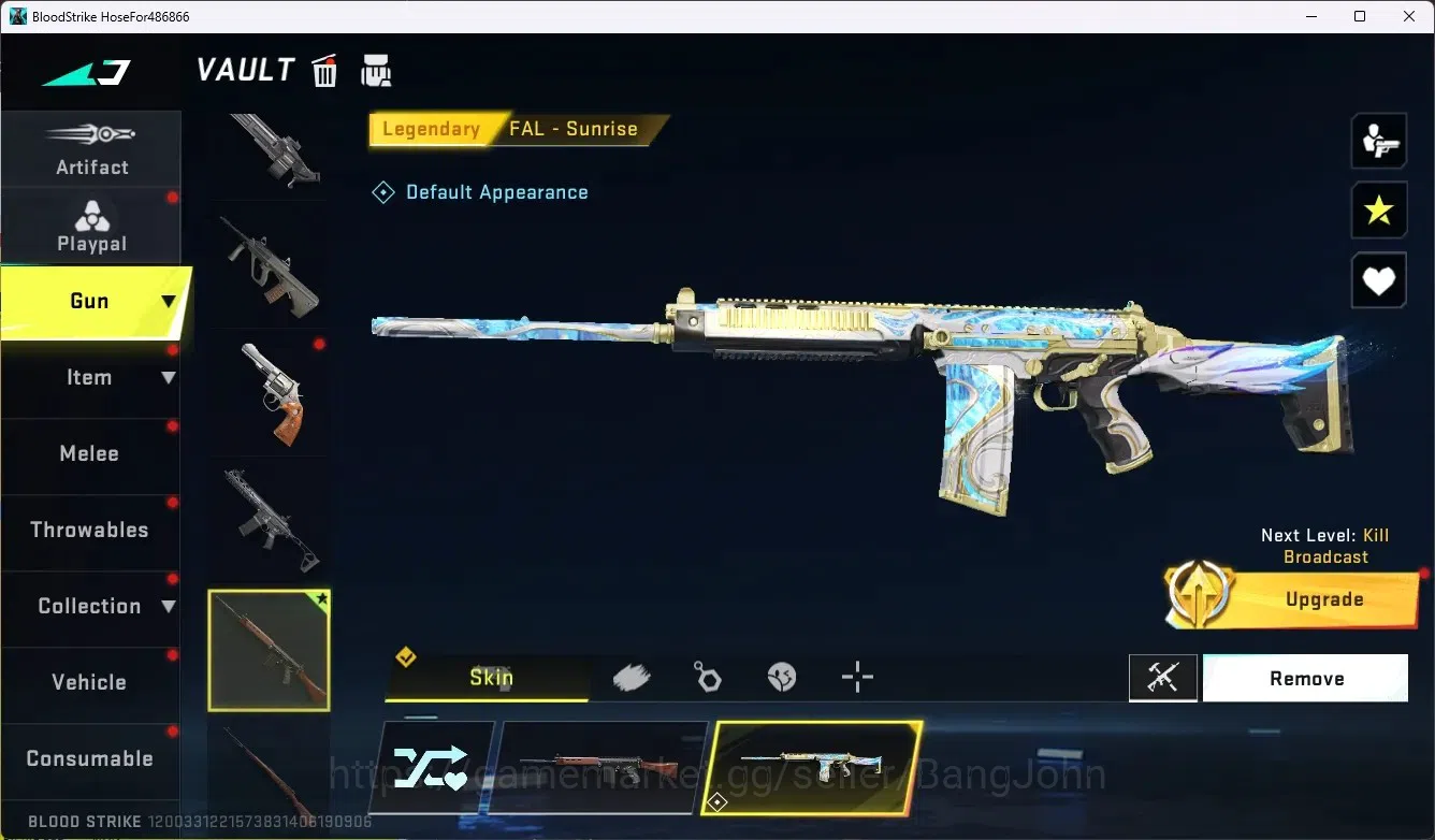 Blood Strike Accounts ASIA |Ultra Talon Knife-Scythe|2 Legend Gun|Collab image 3