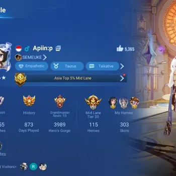 Honor of Kings Accounts Rare Skin Global|115H 303S|Mythic:Kongming|Precious:Yaria[Cinnamoroll]|Blessed:Mai