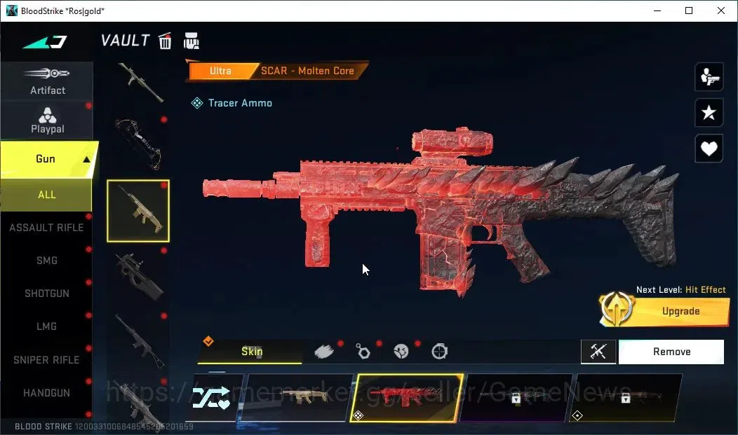 Blood Strike Accounts ASIA|ETERNAL Deagle-Scorpius|Collab 7DS[Kar98K,QBZ image 12