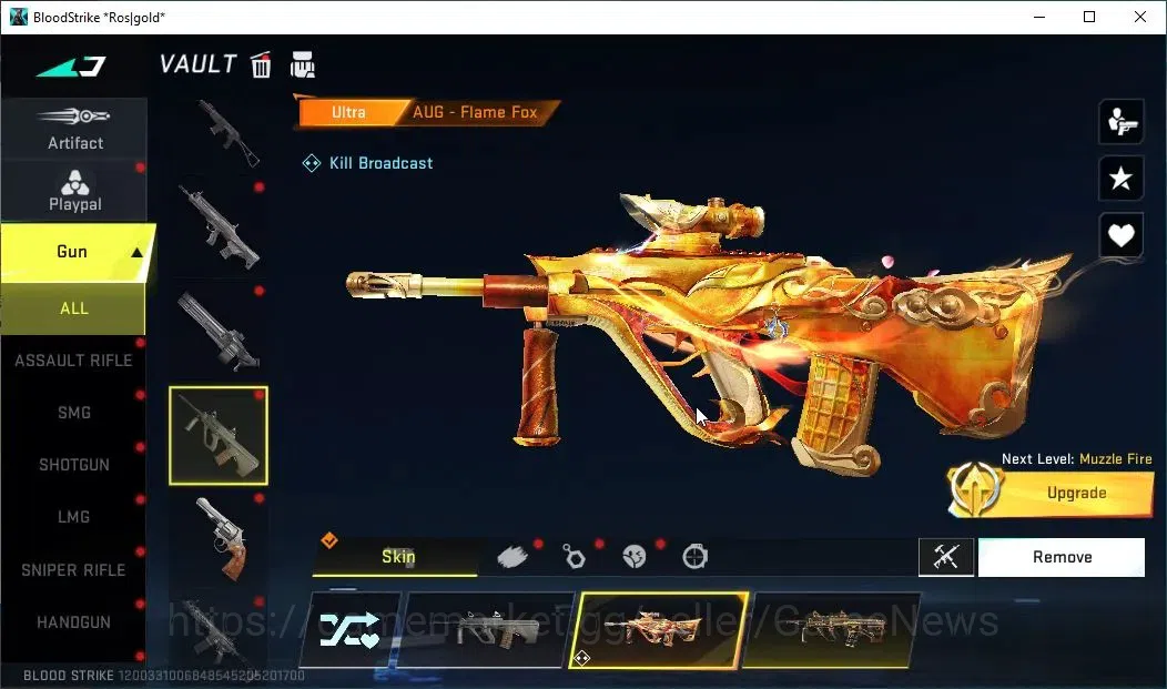 Blood Strike Accounts ASIA|ETERNAL Deagle-Scorpius|Collab 7DS[Kar98K,QBZ image 13