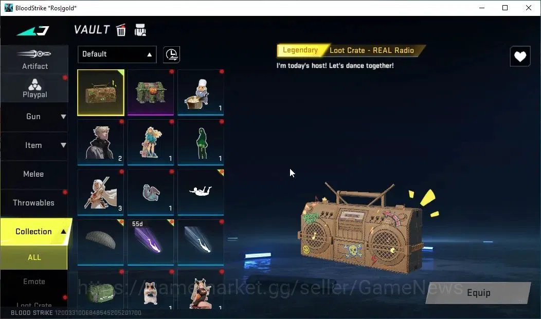 Blood Strike Accounts ASIA|ETERNAL Deagle-Scorpius|Collab 7DS[Kar98K,QBZ image 16