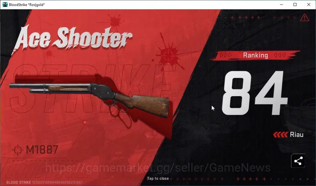 Blood Strike Accounts ASIA|ETERNAL Deagle-Scorpius|Collab 7DS[Kar98K,QBZ image 2