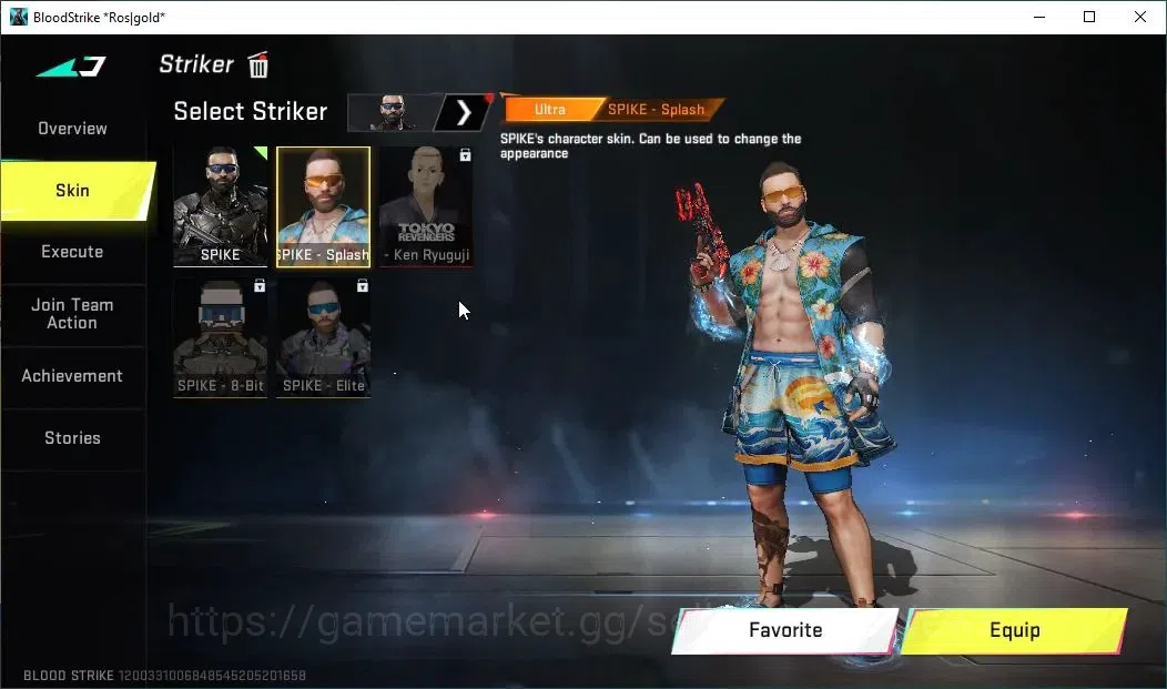 Blood Strike Accounts ASIA|ETERNAL Deagle-Scorpius|Collab 7DS[Kar98K,QBZ image 4