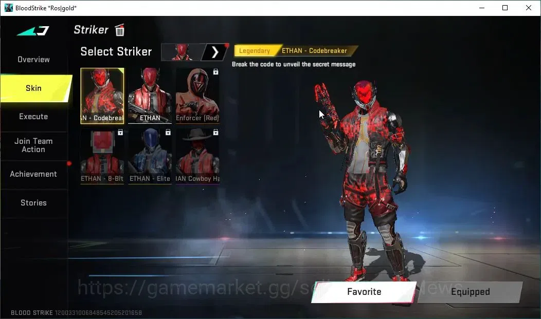 Blood Strike Accounts ASIA|ETERNAL Deagle-Scorpius|Collab 7DS[Kar98K,QBZ image 5