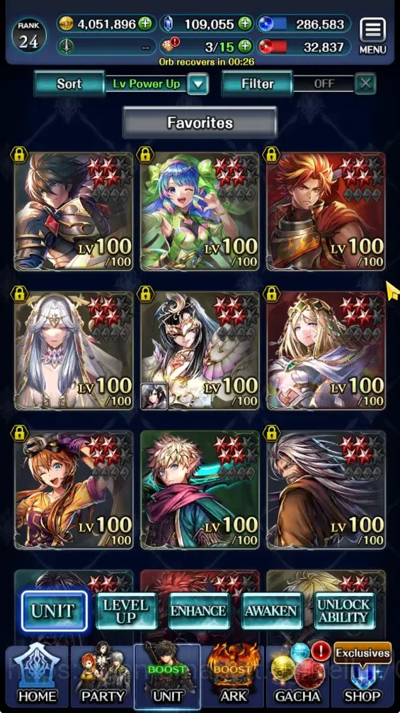 Last Cloudia Accounts Endgame GLOBAL|Rank 24|109k Crystal|FullCollab BraveFrontier|TopTierUnit (GoddessLilaha,SpiritMaiden 1