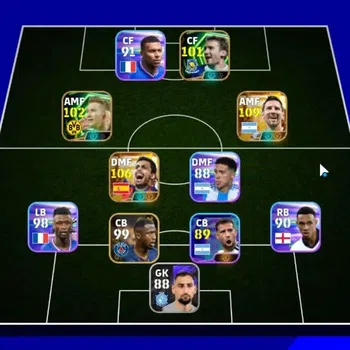 eFootball Accounts High-End Android|1050 Coin|2 Big Time (Lionel Messi,Rodri)|2 EPIC(M Reus,A Shevchenko)|2