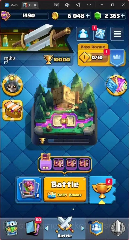 Clash Royale Accounts Mobile |KTL 14|Trophy 10000|Card 121|1 Max |2 LV15 image 1