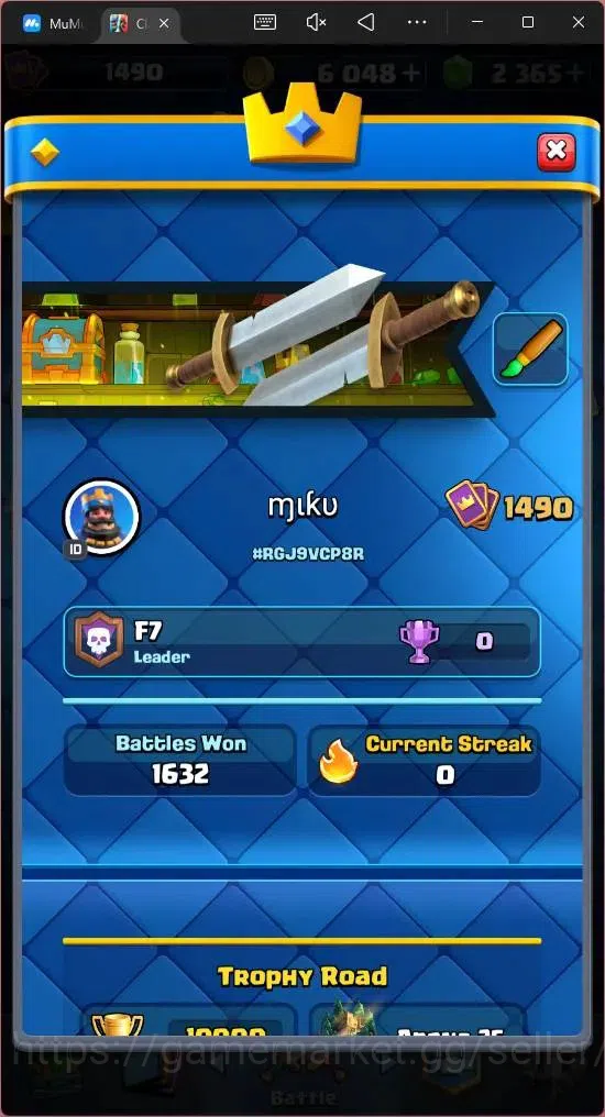 Clash Royale Accounts Mobile |KTL 14|Trophy 10000|Card 121|1 Max |2 LV15 image 3