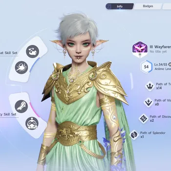 Aniimo Accounts Mid Game Apac|Lv54 (WayfarerIII)|7 Prismana [irisalis, Blazen SpIIV, Scorchhowl SpIX, ETC] |4 sparkling|Camp
