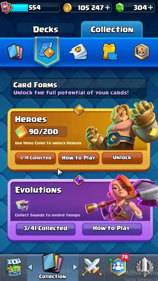 Clash Royale Accounts Lvl 554|KTL 11|Trophy 3751|Card 68|Limited Skin|1  image 10