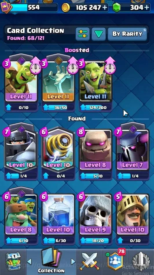Clash Royale Accounts Lvl 554|KTL 11|Trophy 3751|Card 68|Limited Skin|1  image 5