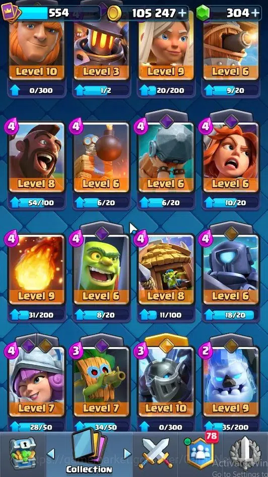 Clash Royale Accounts Lvl 554|KTL 11|Trophy 3751|Card 68|Limited Skin|1  image 7