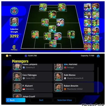 eFootball Accounts Legends & Iconic Players #20|Collective 3292+ Adriano X Ronaldo X Messi X Johan Cruyff X Totti X Zico X