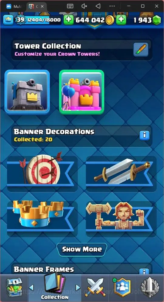 Clash Royale Accounts Midgame Lv 39|Trophy 9528|KTL 13|Card 118|1 Hero|2 EVO |5 Champ|Lvl 15 (1)|Lvl 14 (3)|GEMS 1943 8