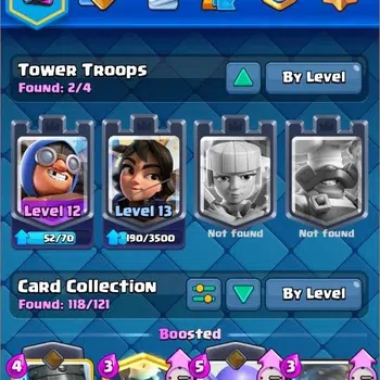 Clash Royale Midgame Lv 39|Trophy 9528|KTL 13|Card 118|1 Hero|2 EVO |5  image 1