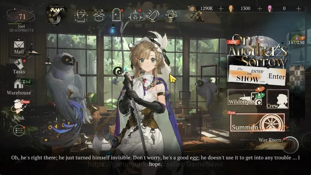 Reverse: 1999 Accounts Midgame GLOBAL|Lv 71|24 (*6Crew) 5 Limit|(The Twins P5,Rhianon 1
