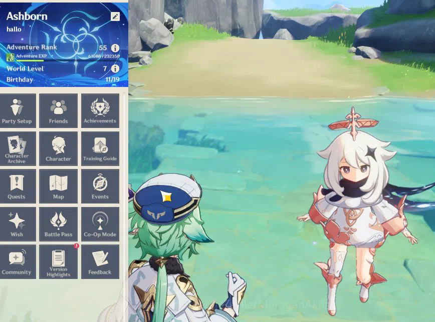 Genshin Impact Mid Game ASIA |AR 55| 6 Limited +3(*5Weapon)|Furina+Sign,Na image 1
