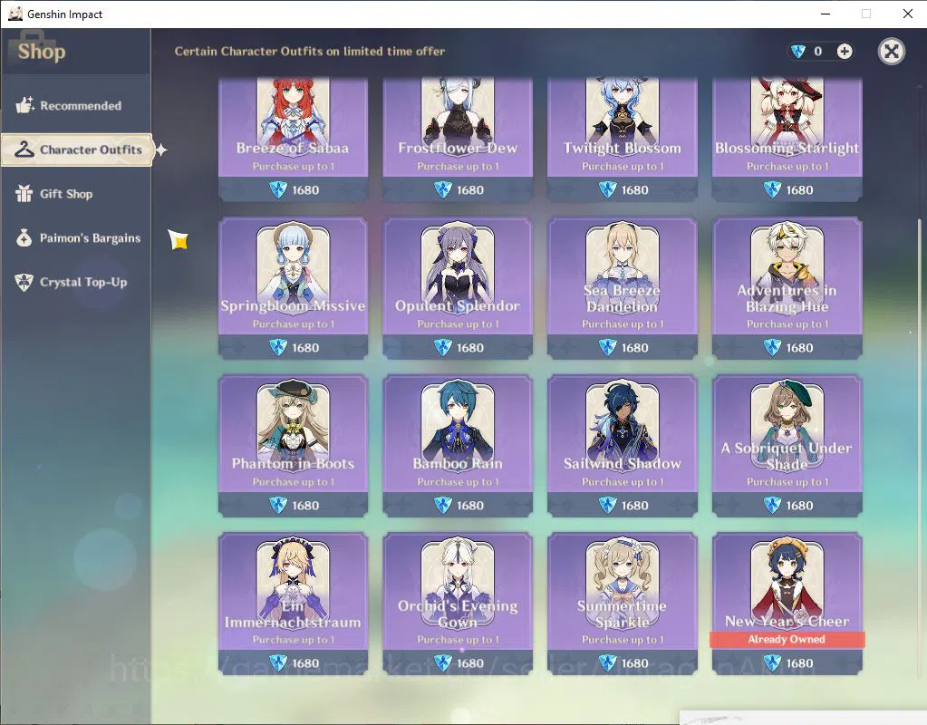 Genshin Impact Accounts Mid Game ASIA |AR 55| 6 Limited +3(*5Weapon)|Furina+Sign,Nauvillette,Arlecchino,Navia,Etc||Reoni 10