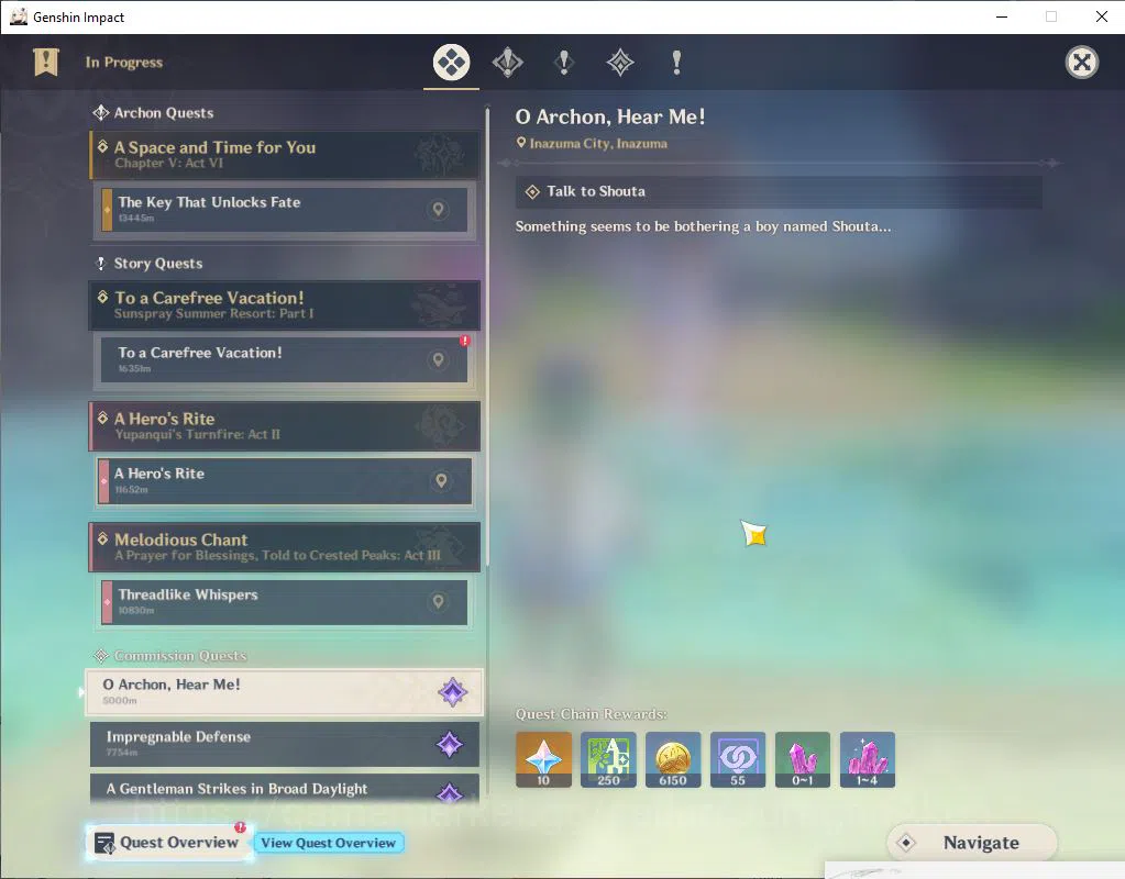 Genshin Impact Accounts Mid Game ASIA |AR 55| 6 Limited +3(*5Weapon)|Furina+Sign,Nauvillette,Arlecchino,Navia,Etc||Reoni 11