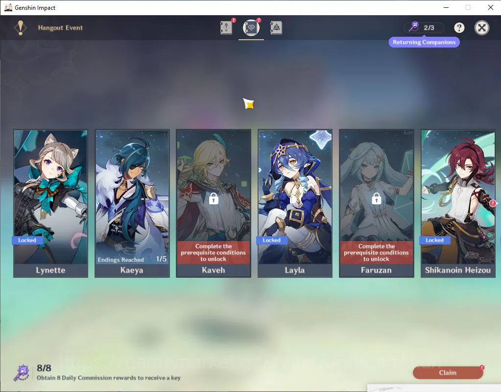 Genshin Impact Accounts Mid Game ASIA |AR 55| 6 Limited +3(*5Weapon)|Furina+Sign,Nauvillette,Arlecchino,Navia,Etc||Reoni 13