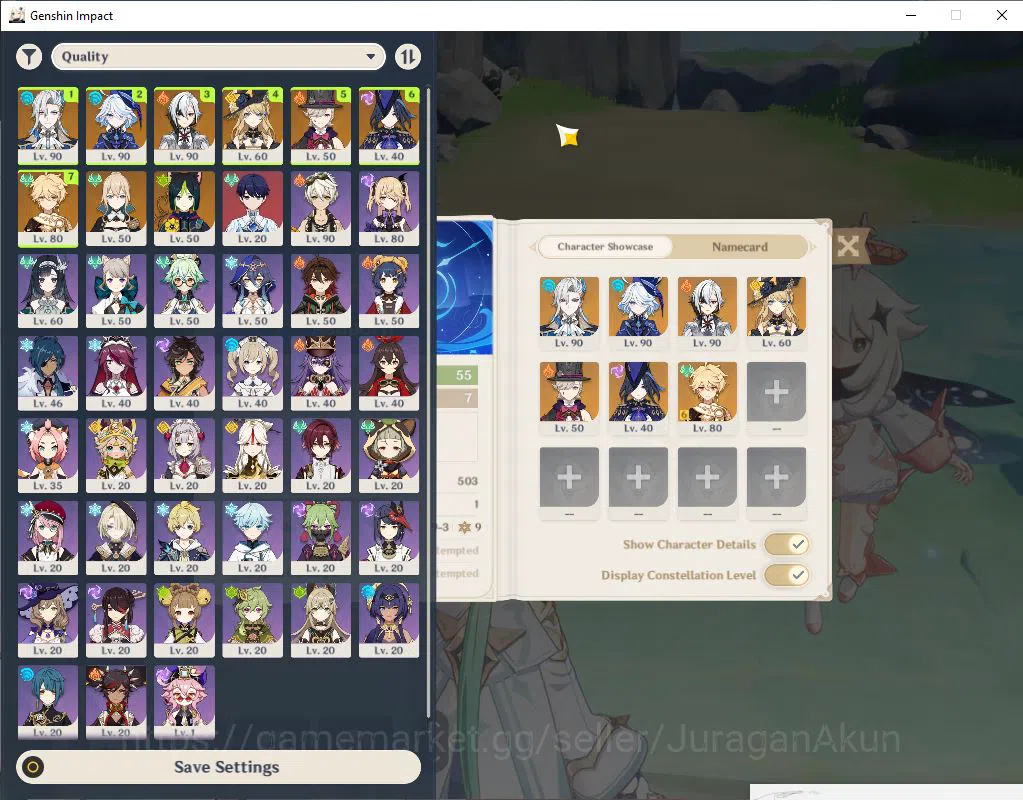 Genshin Impact Accounts Mid Game ASIA |AR 55| 6 Limited +3(*5Weapon)|Furina+Sign,Nauvillette,Arlecchino,Navia,Etc||Reoni 2