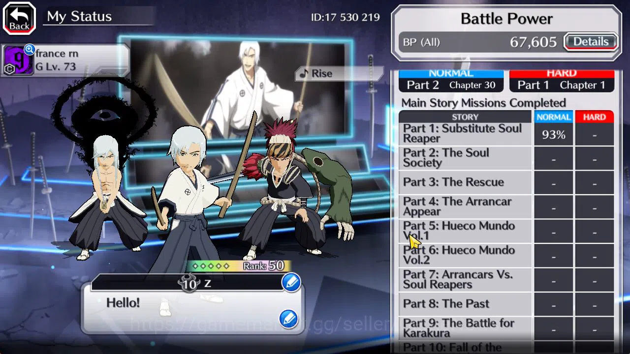 Bleach: Brave Souls Accounts Starter [GLOBAL]6K Orb+Fresh All Story|SoulReaper(Shunsui,Lv200 Izuru),TYBW25 4