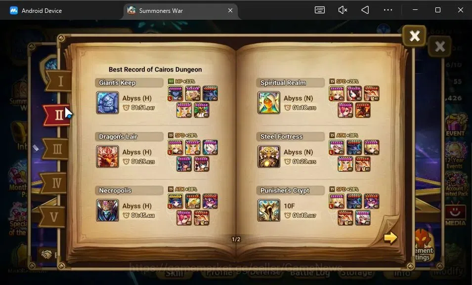 Summoners War: Sky Arena Accounts GLOBAL Lv 53|2 LD[Nigong,Wolyung]|24 Total NB5[Shi image 4