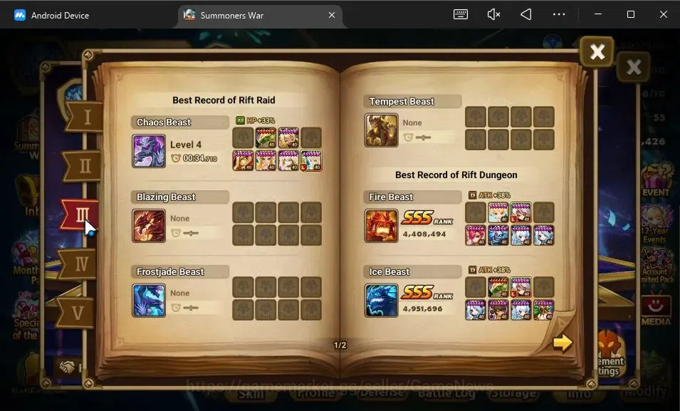 Summoners War: Sky Arena Accounts GLOBAL Lv 53|2 LD[Nigong,Wolyung]|24 Total NB5[Shi image 5
