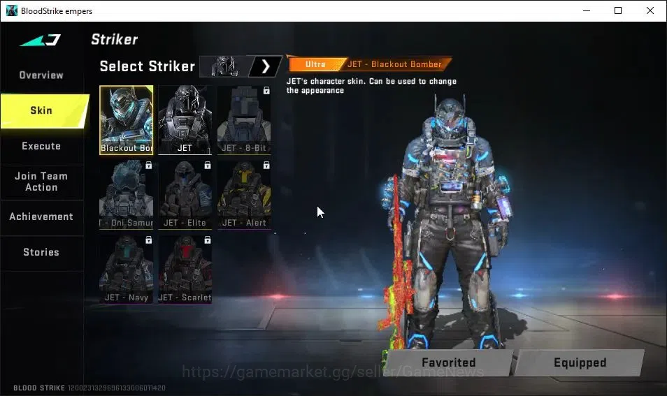 Blood Strike Accounts ASIA|9 ULTRA[JET,NACHO,VAL,VOLT,ZERO,QBZ95,AR97,UR image 3