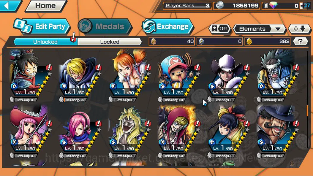 One Piece Bounty Rush Accounts Global|3 EX|5Elder Saturn,[Borsalino],GP Edward Ne image 9