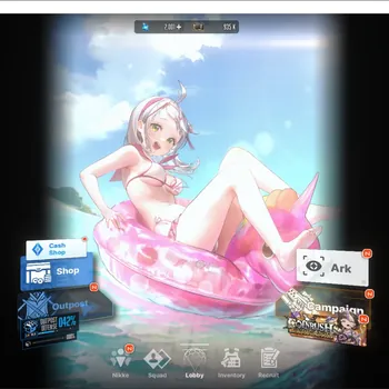 Goddess of Victory: Nikke Accounts Midgame GLOBAL|SyncLv 180|Power 185K|36 SSR|Scarlet,Modernia,Liter,Naga|44 silver & 270