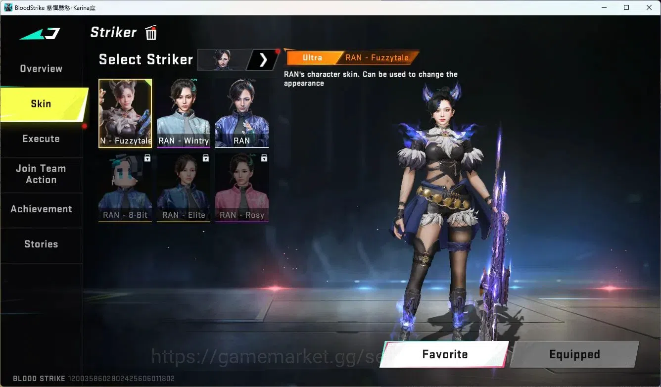 Blood Strike Accounts ASIA |1 ETERNAL|COLLAB VOLT-IZANA KUROKAWA | FAL-E image 1