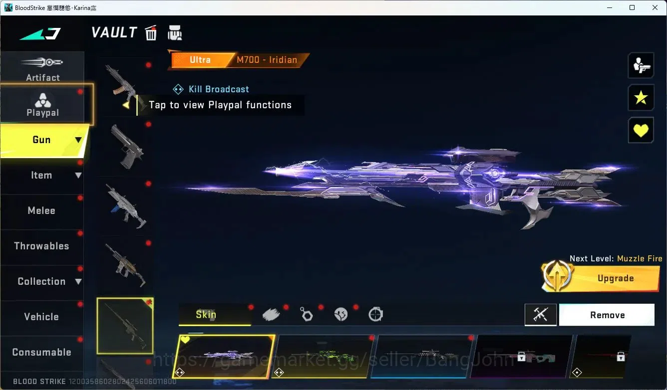 Blood Strike Accounts ASIA |1 ETERNAL|COLLAB VOLT-IZANA KUROKAWA | FAL-E image 11