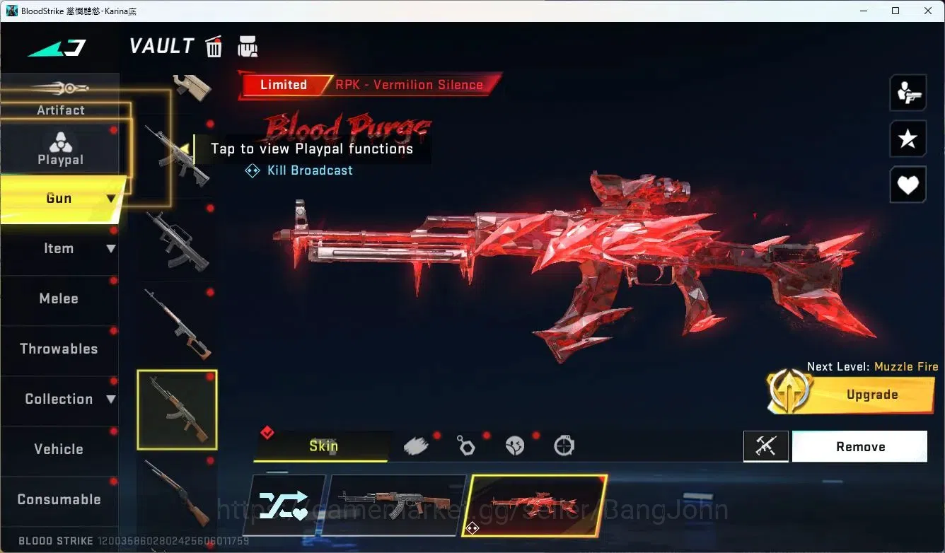 Blood Strike Accounts ASIA |1 ETERNAL|COLLAB VOLT-IZANA KUROKAWA | FAL-E image 13