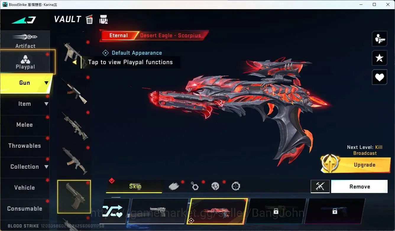 Blood Strike Accounts ASIA |1 ETERNAL|COLLAB VOLT-IZANA KUROKAWA | FAL-E image 16