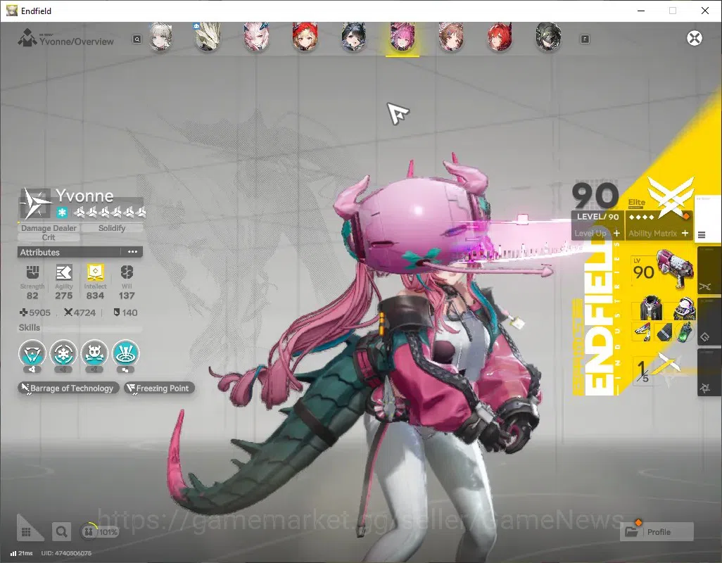 Arknights: Endfield Accounts ASIA|Pull Ready|Ori 17+Oro 4k|Lv 60|10 SSR(6Limit) image 4
