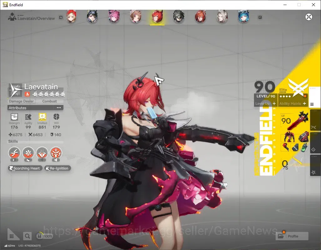 Arknights: Endfield Accounts ASIA|Pull Ready|Ori 17+Oro 4k|Lv 60|10 SSR(6Limit) image 5
