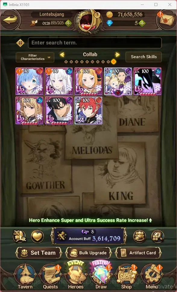 The Seven Deadly Sins: Grand Cross Accounts Global|3.6M CC|LR Mesis 2/6|UR DOB Merlin 1/6,KOP  image 7