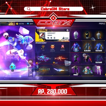 Free Fire Accounts Akun Free Fire Vault 286 | Evo 2 Max 1 | Aurora | BlueLock | Puma | Joker | Bloody Samurai | Kakashi