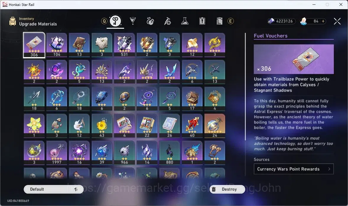 Honkai Star Rail Accounts ASIA | TL61 | Silver Wolf Lv80, Yao Guang Lv80, Hu image 11