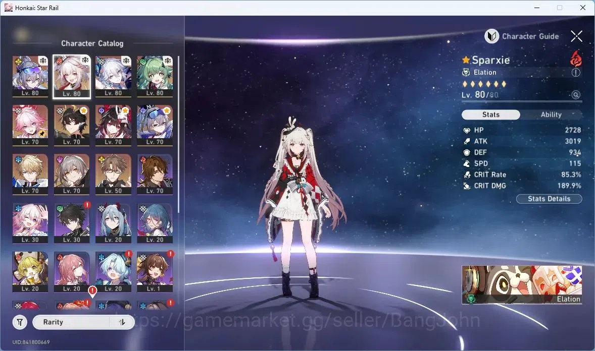 Honkai Star Rail Accounts ASIA | TL61 | Silver Wolf Lv80, Yao Guang Lv80, Hu image 3